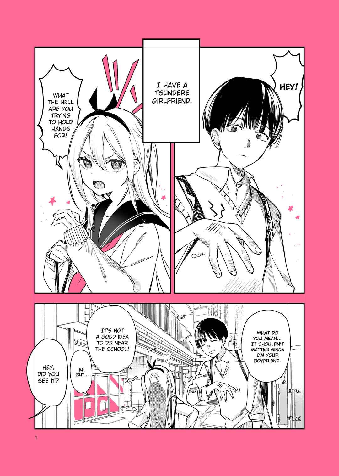 Page 1 Chapter Unknown_2ba3 My Girlfriend Only Gets Lovey-Dovey in Manga