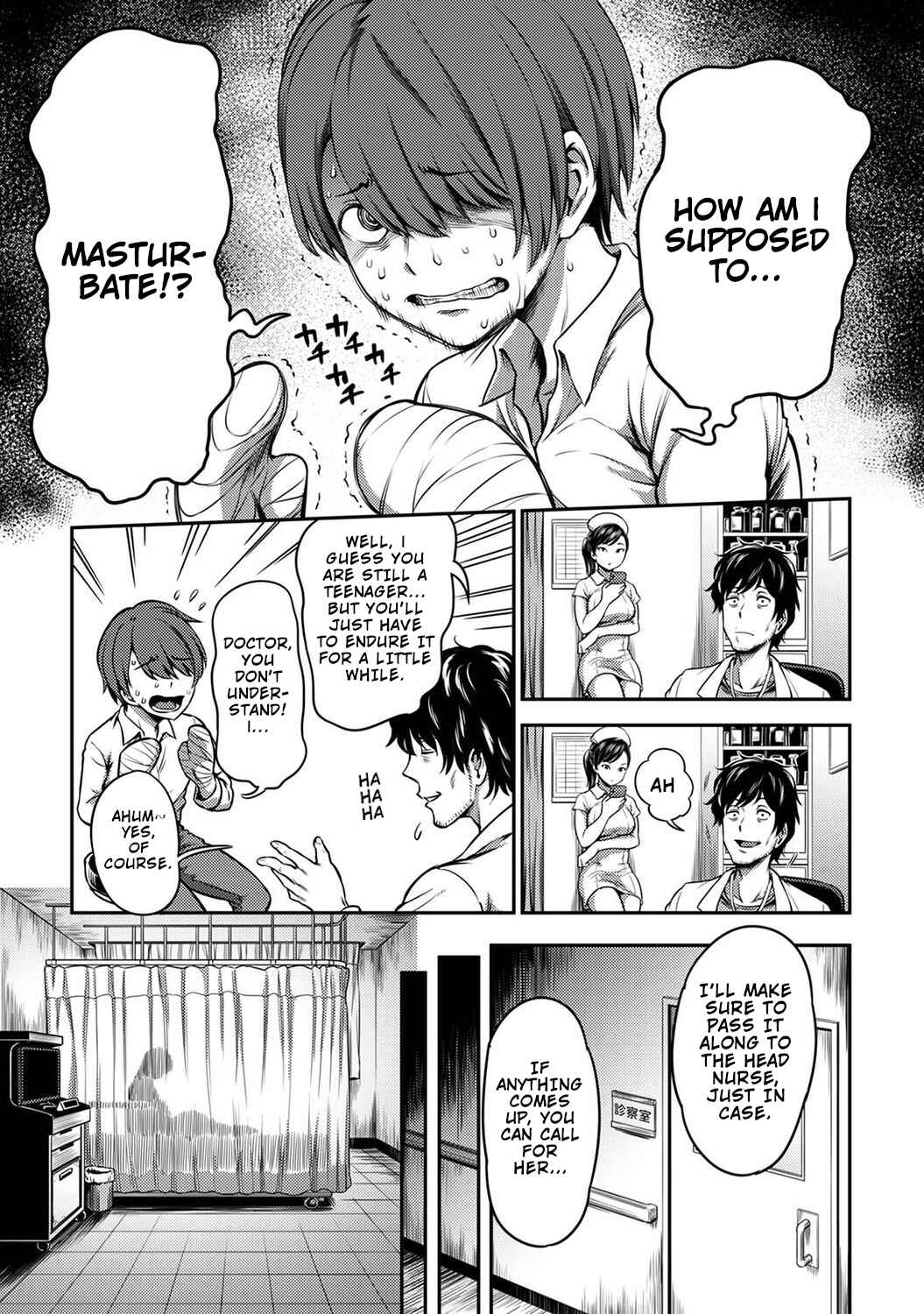 Page 4 Chapter 1.1 Sakusei Byoutou ~Seikaku Saiaku no Nurse shika Inai Byouin de Shasei Kanri Seikatsu~