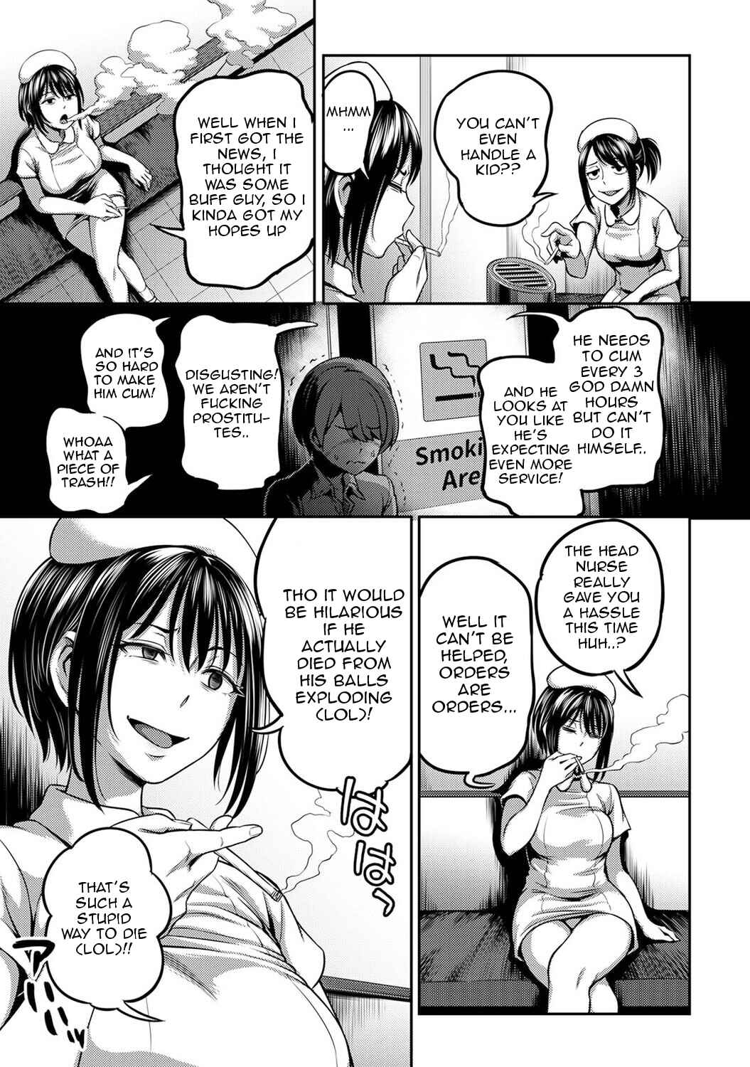 Page 20 Chapter 1.2 Sakusei Byoutou ~Seikaku Saiaku no Nurse shika Inai Byouin de Shasei Kanri Seikatsu~