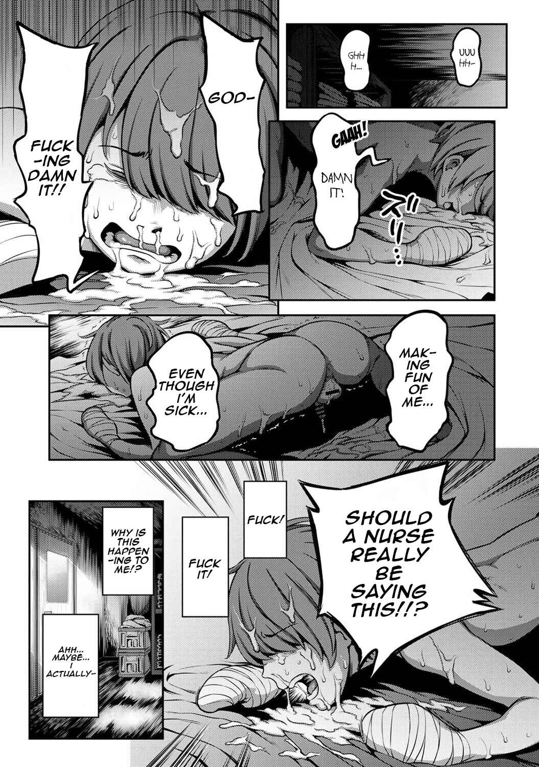 Page 36 Chapter 1.2 Sakusei Byoutou ~Seikaku Saiaku no Nurse shika Inai Byouin de Shasei Kanri Seikatsu~