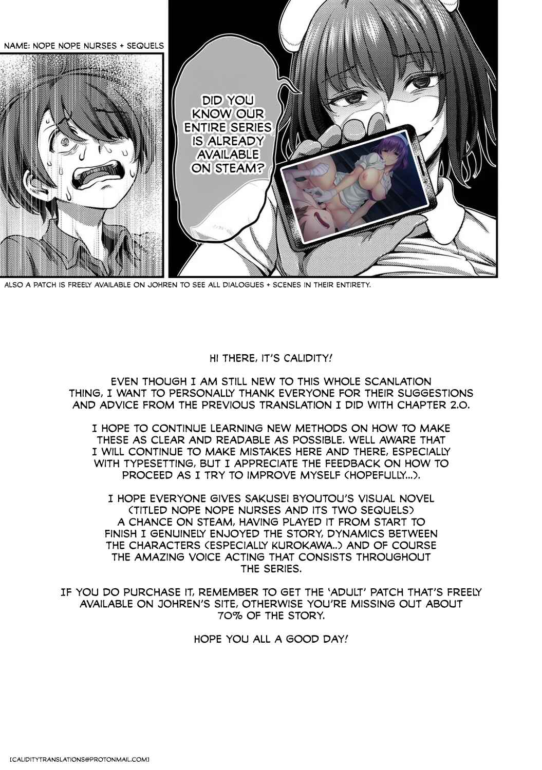 Page 42 Chapter 2.2 Sakusei Byoutou ~Seikaku Saiaku no Nurse shika Inai Byouin de Shasei Kanri Seikatsu~