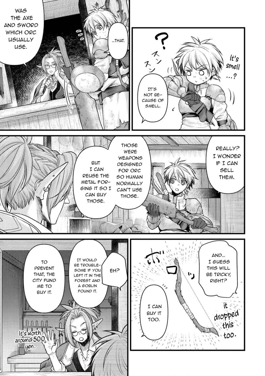 Page 23 Chapter 5 Kikori no Isekai Tan ~Tensei shita Shounen wa, Ono 1-pon de Nariagaru~