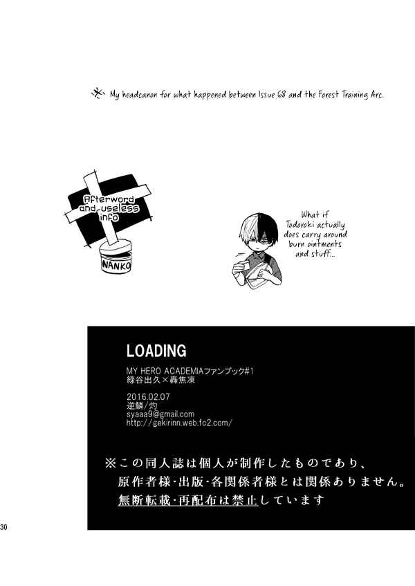 Page 30 Chapter Unknown_23ac Boku no Hero Academia - LOADING (Doujinshi)