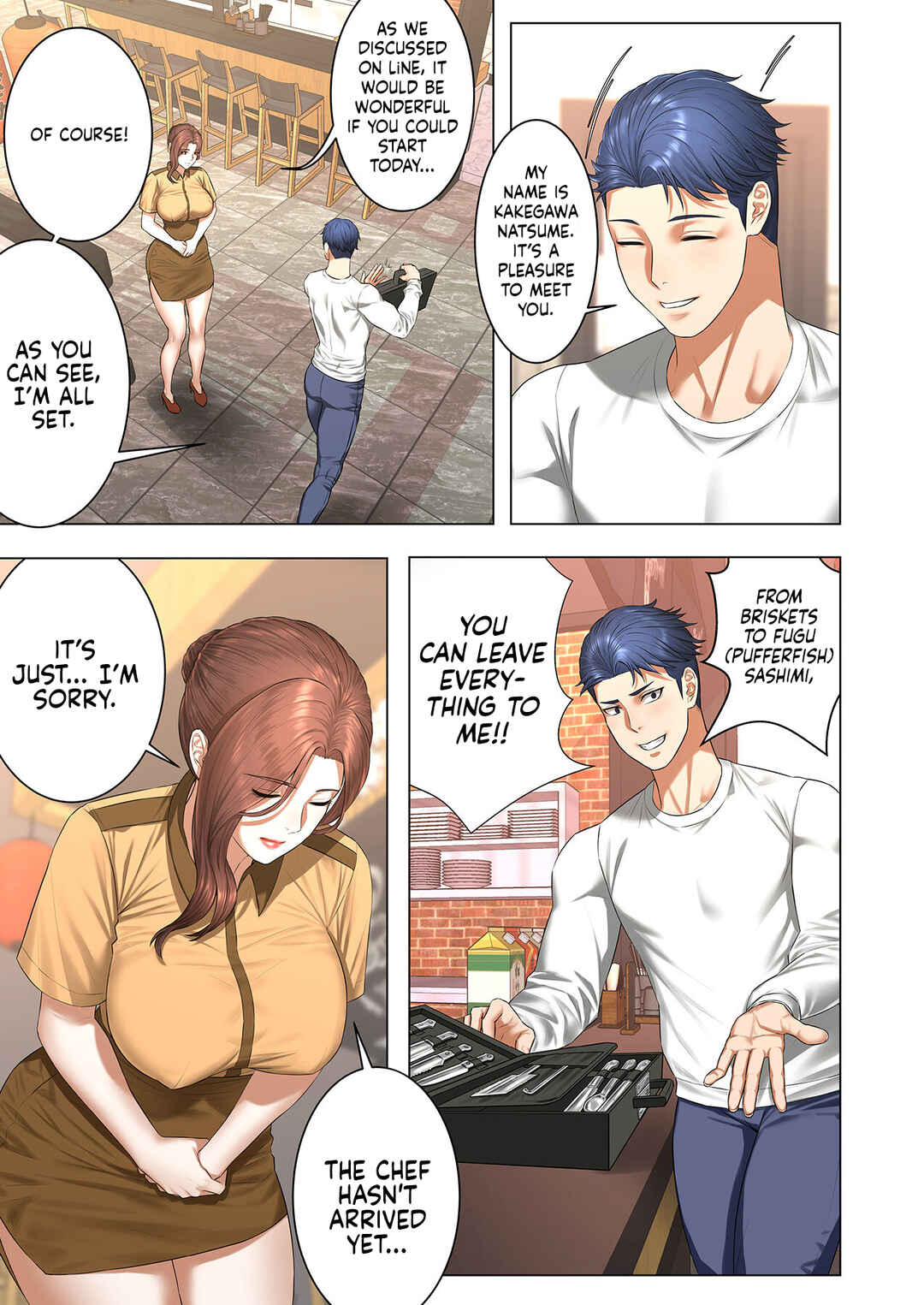 Page 10 Chapter 1 Umai Mise: Bijin Owner Shimai to Yaritsutsu Tsuburekake no Izakaya wo Ore ga Tatenaosu