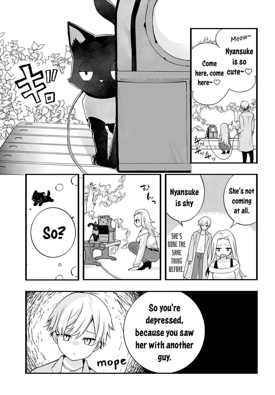 Page 1 Chapter 21 The Cold Beauty At School Became My Pet Cat