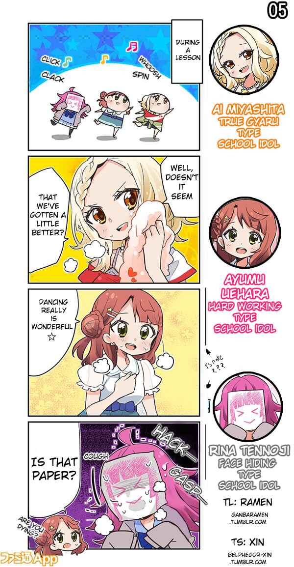 Page 1 Chapter 5 Love Live! School Idol Festival All Stars 4-koma: Famitsu