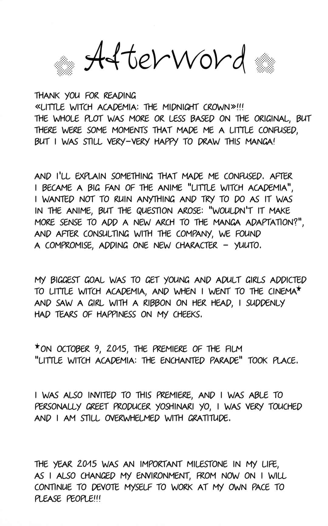 Page 36 Chapter 5 Little Witch Academia: Tsukiyo no Ōkan