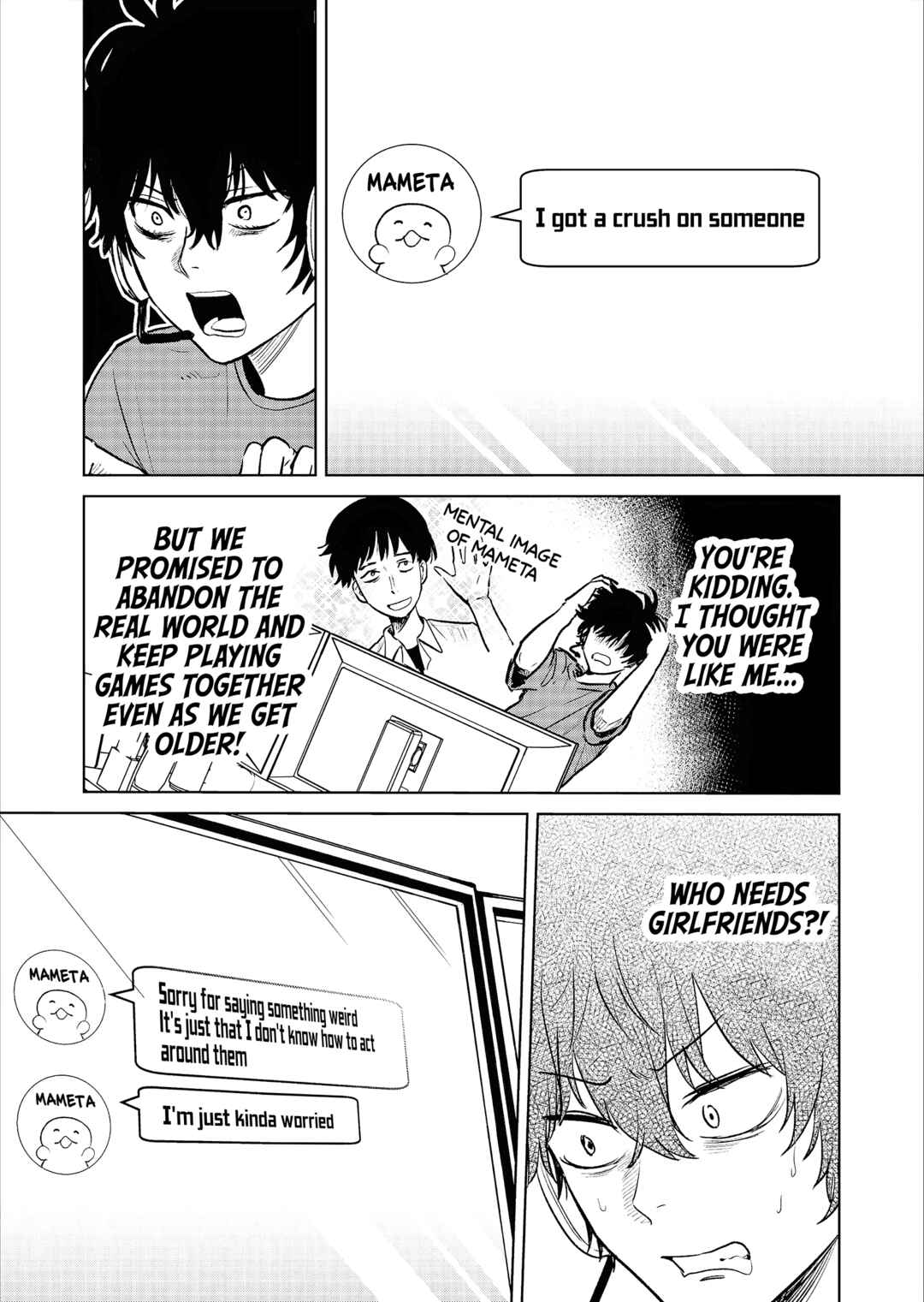 Page 4 Chapter 1 Inkya ga Netoge Tomodachi ni Renai Soudan sareta Hanashi