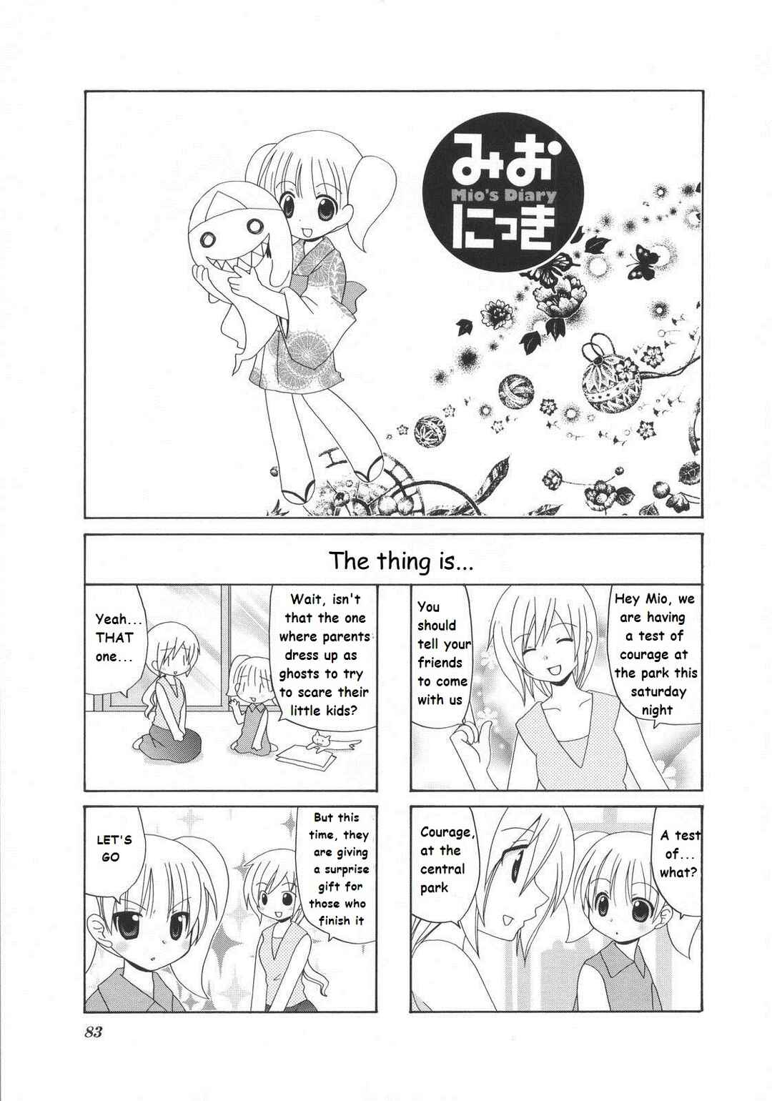 Page 1 Chapter 20 Mios Diary