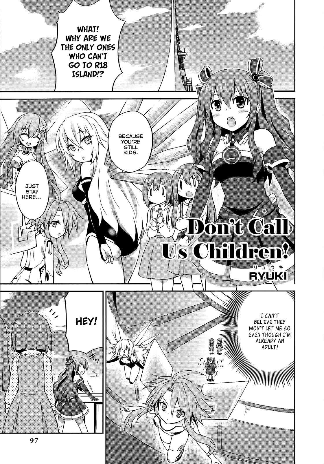 Page 1 Chapter 10 Hyperdimension Neptunia: The Animation - (DNA Comic Anthology)