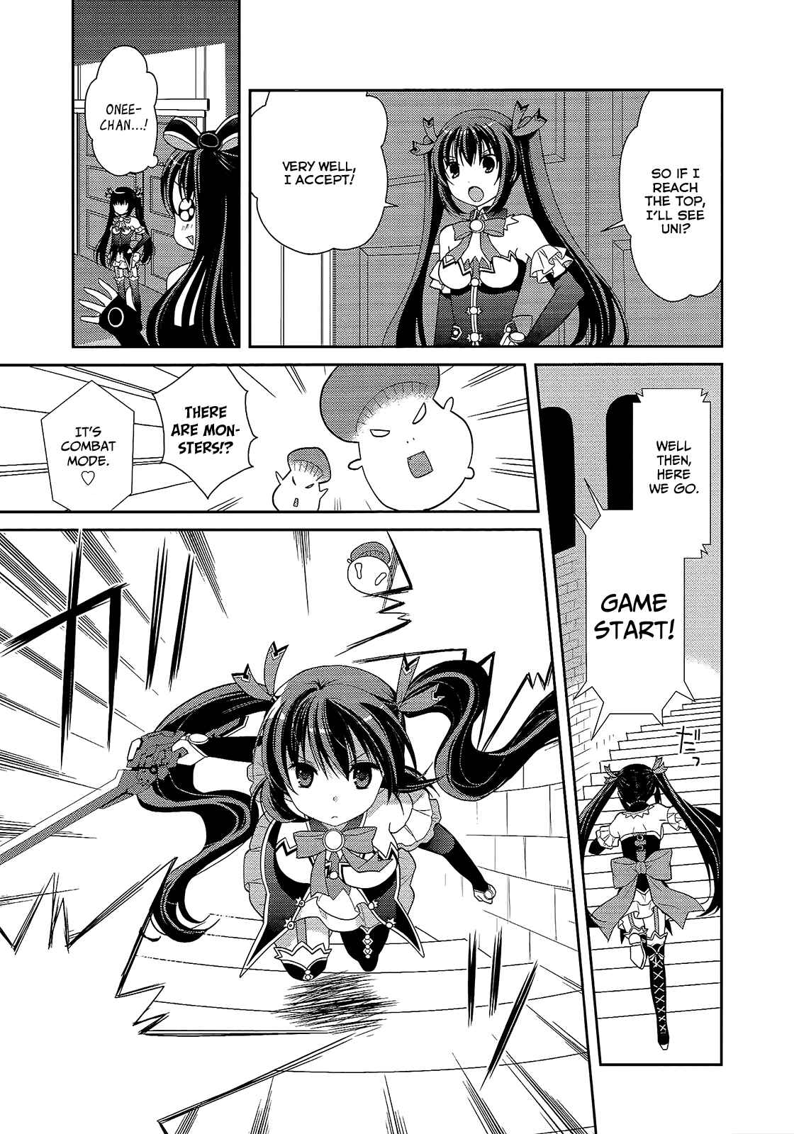 Page 9 Chapter 3 Hyperdimension Neptunia: The Animation - (DNA Comic Anthology)
