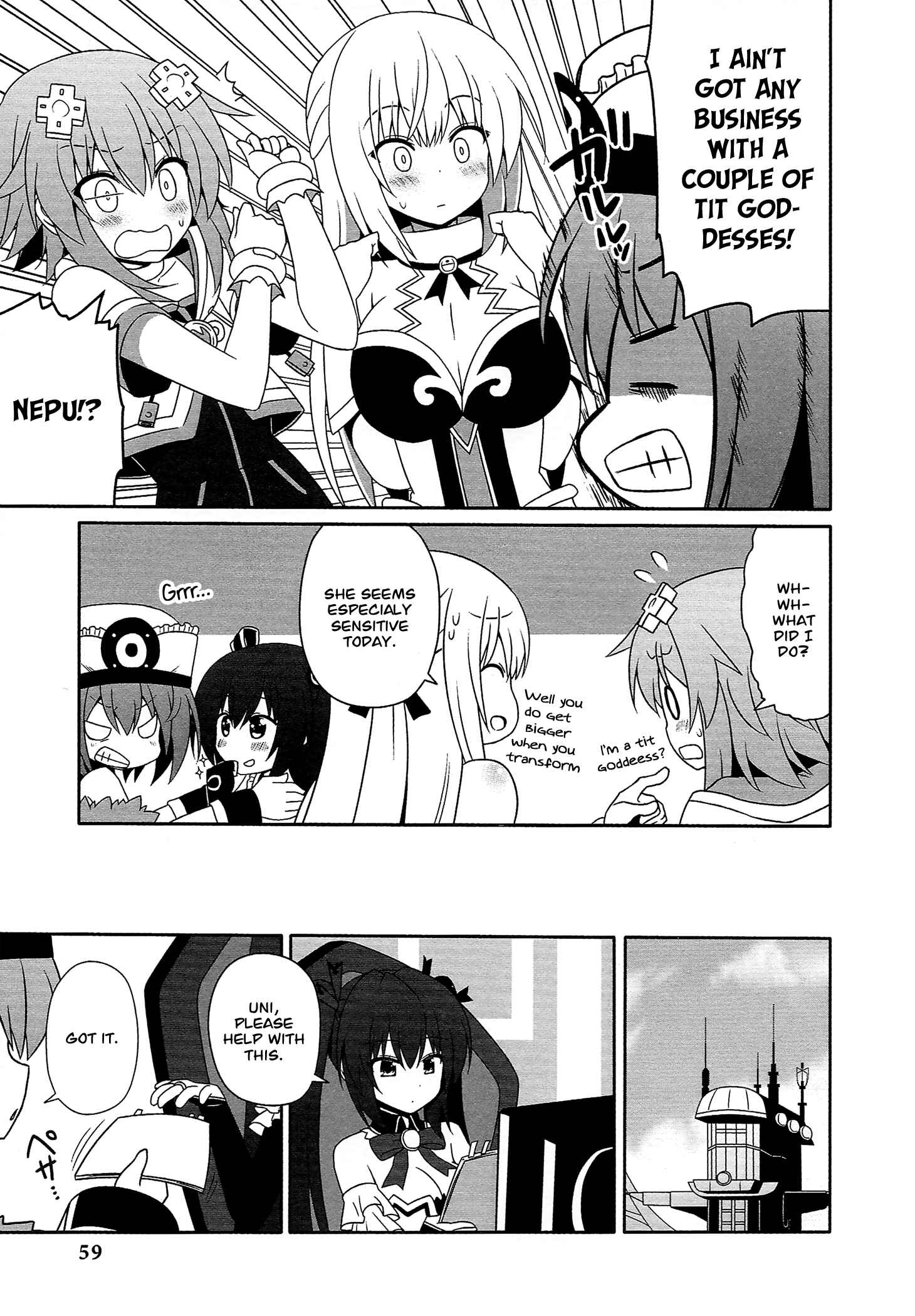 Page 7 Chapter 5 Hyperdimension Neptunia: The Animation - (DNA Comic Anthology)