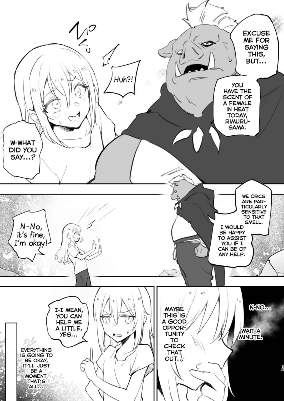 Page 14 Chapter Unknown_1258 Tensei Shitara Slime Datta Ken - Seitenkan Shitara Mesu Ochi Shita Ken (Doujinshi)