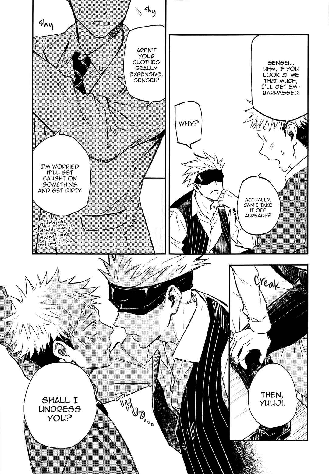 Page 8 Chapter Unknown_1712 Jujutsu Kaisen - Nugasete Ageyokka (Doujinshi)