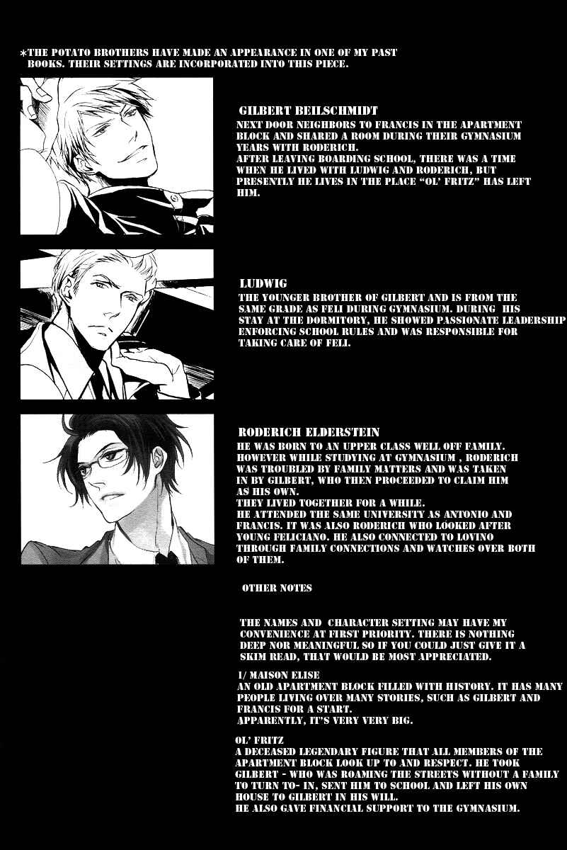 Page 4 Chapter Unknown_01e3 Hetalia - Nero: Solarium (Doujinshi)