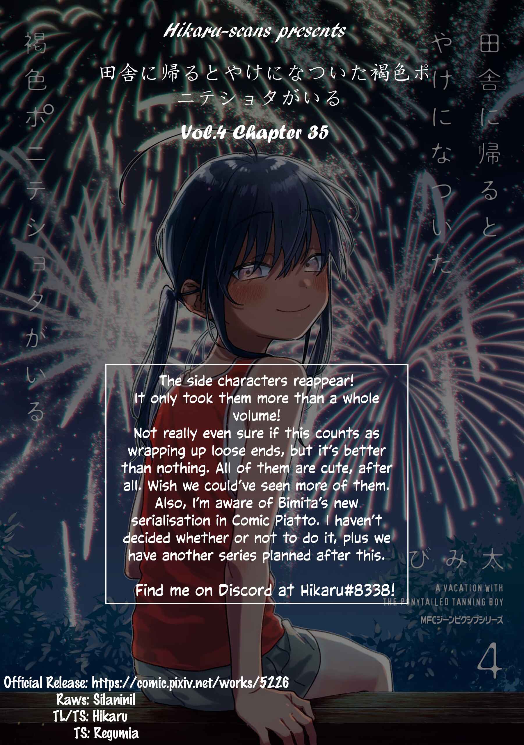 Page 15 Chapter 35 Inaka ni Kaeru to Yakeni Natsuita Kasshoku Ponytail Shota ga Iru