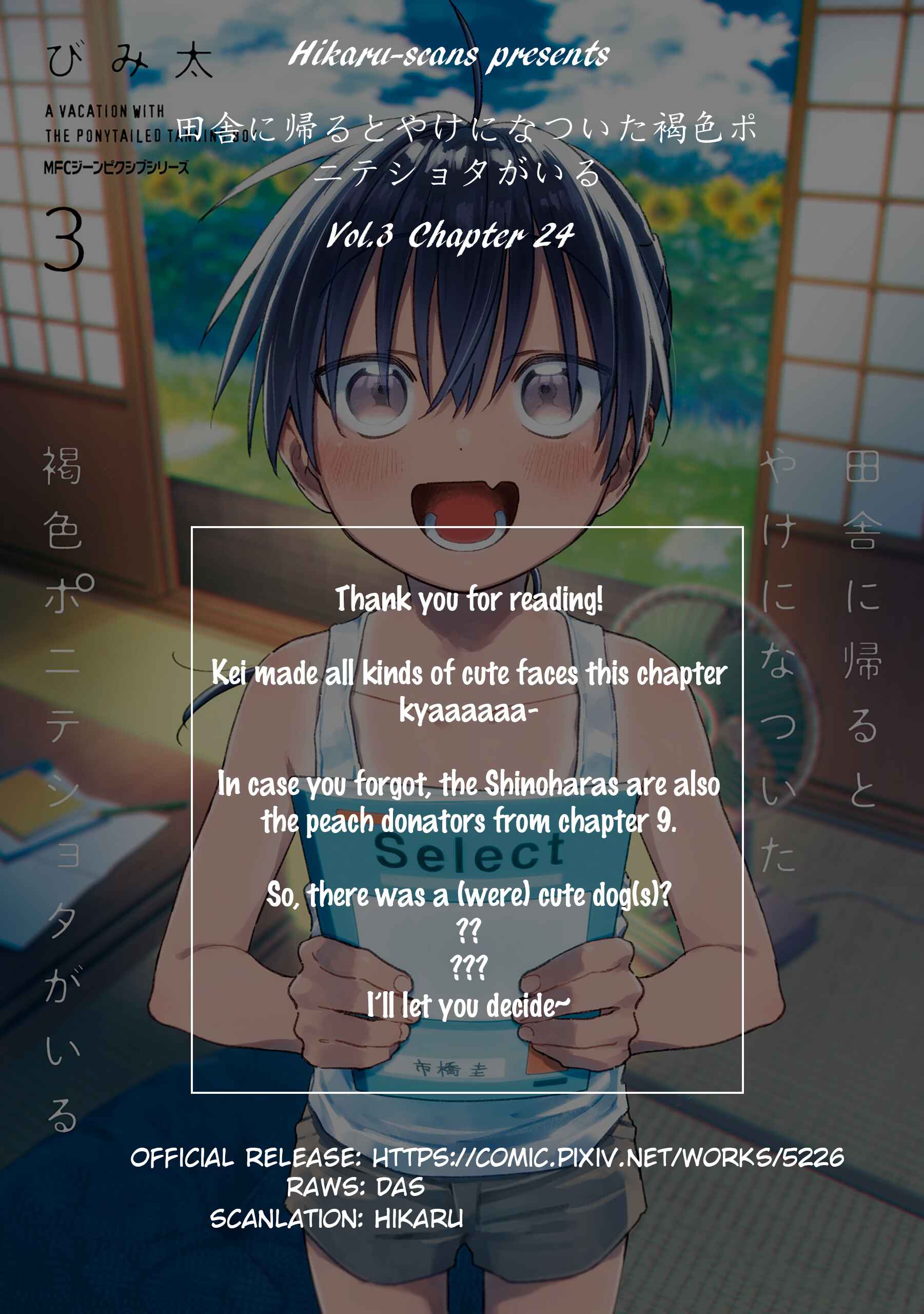 Page 14 Chapter 24 Inaka ni Kaeru to Yakeni Natsuita Kasshoku Ponytail Shota ga Iru