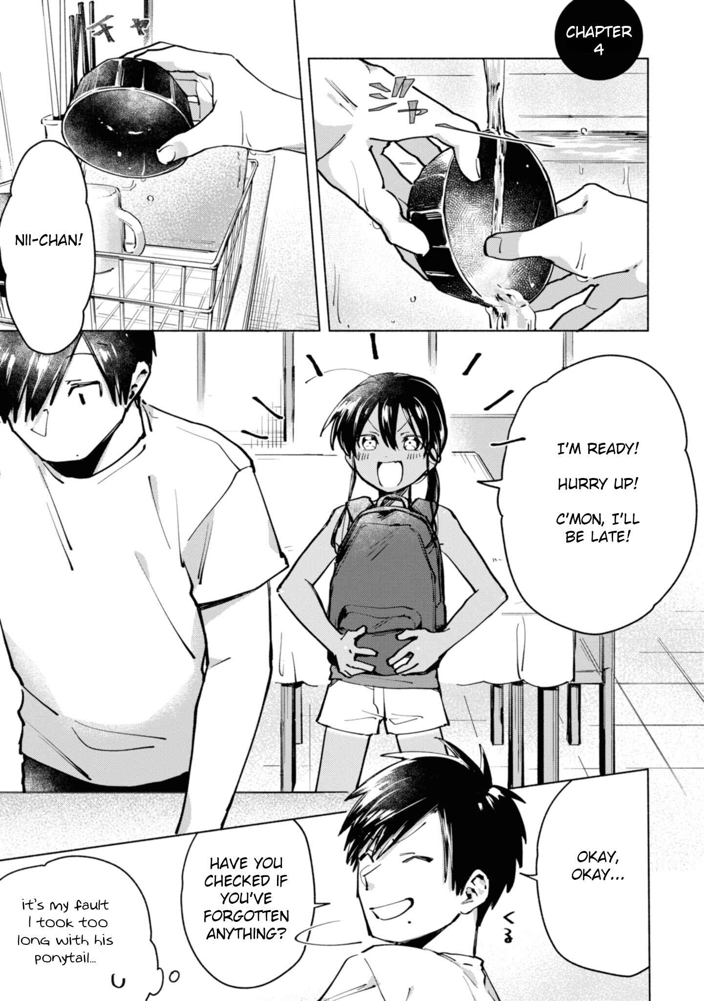Page 1 Chapter 4 Inaka ni Kaeru to Yakeni Natsuita Kasshoku Ponytail Shota ga Iru