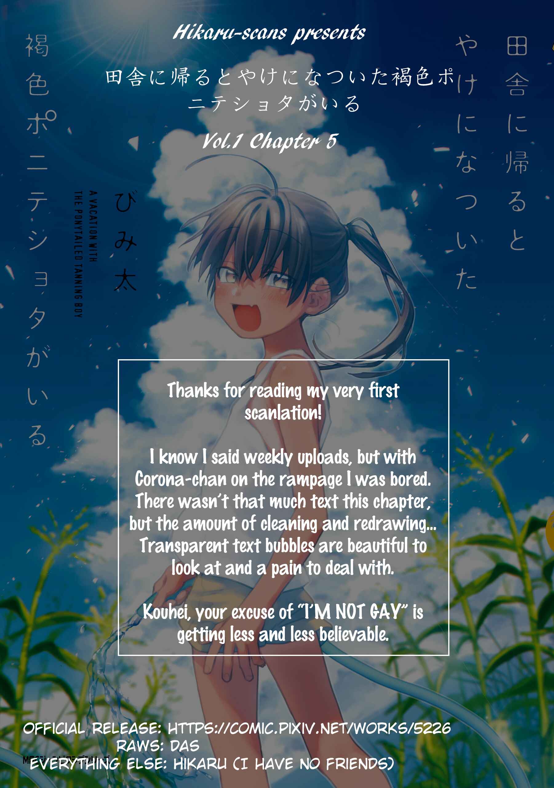 Page 14 Chapter 5 Inaka ni Kaeru to Yakeni Natsuita Kasshoku Ponytail Shota ga Iru