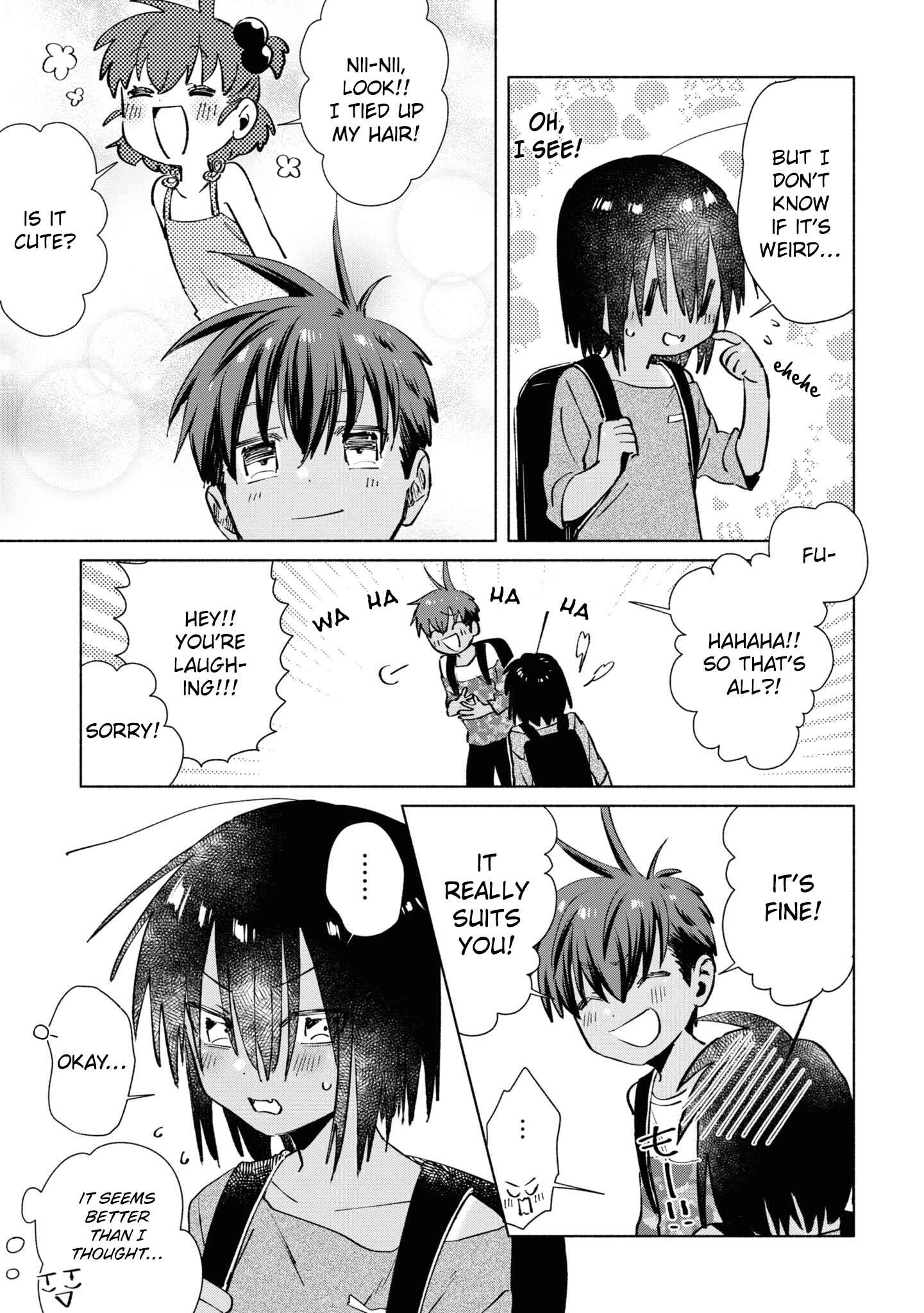 Page 13 Chapter 28 Inaka ni Kaeru to Yakeni Natsuita Kasshoku Ponytail Shota ga Iru