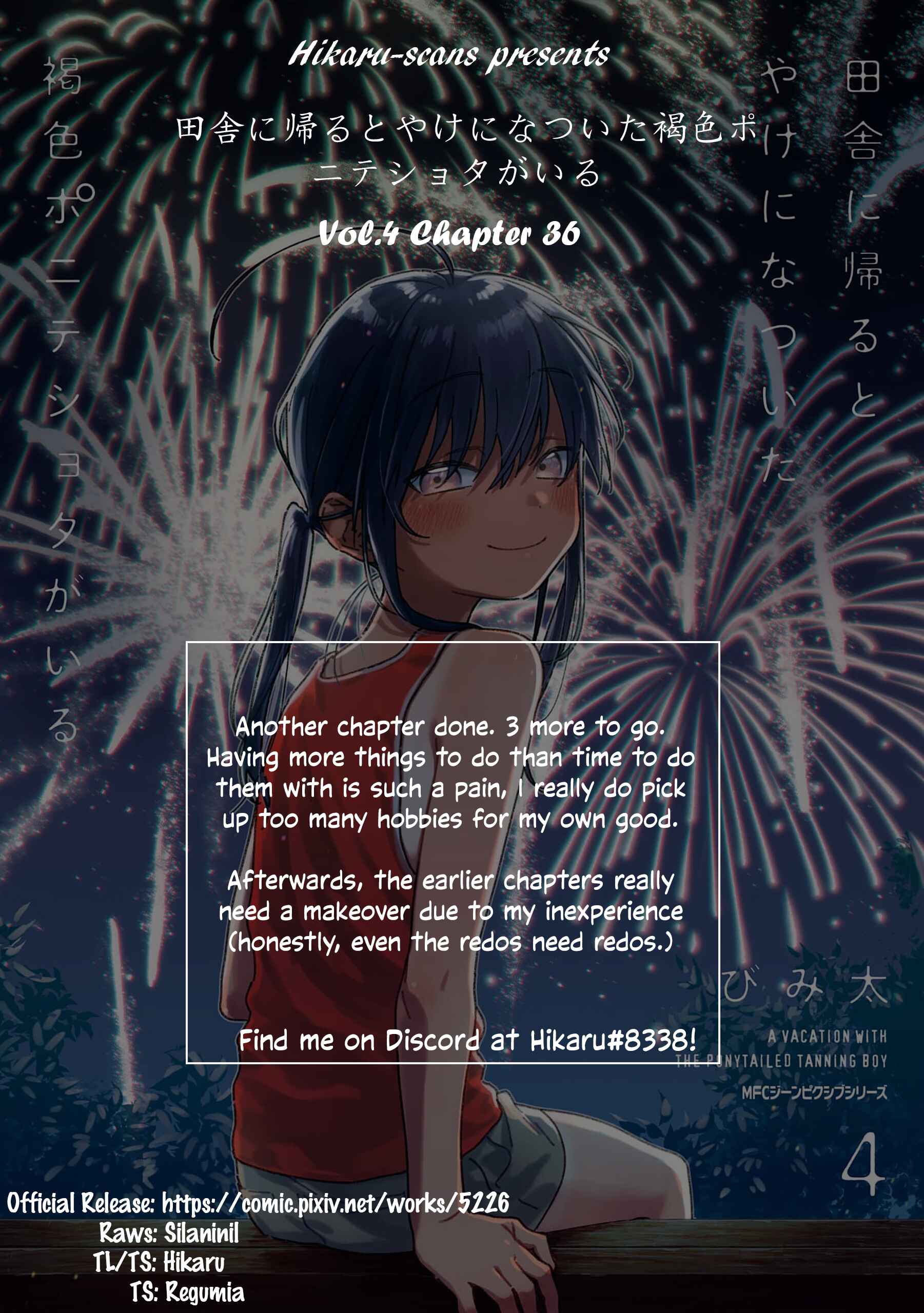 Page 12 Chapter 36 Inaka ni Kaeru to Yakeni Natsuita Kasshoku Ponytail Shota ga Iru