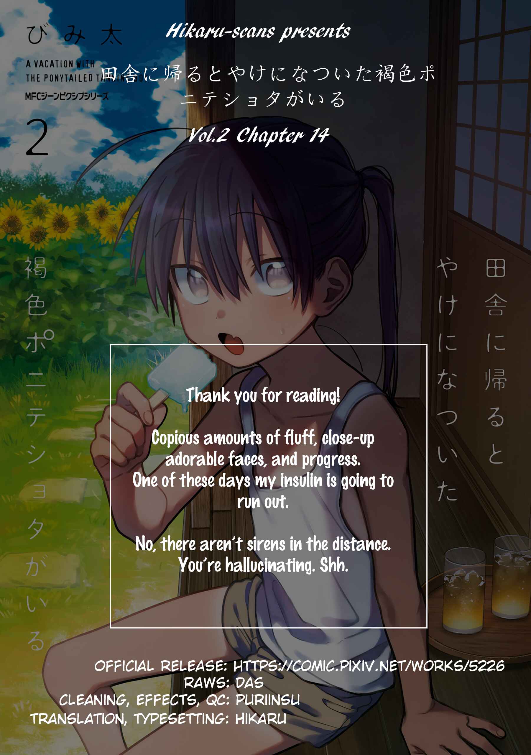 Page 15 Chapter 14 Inaka ni Kaeru to Yakeni Natsuita Kasshoku Ponytail Shota ga Iru