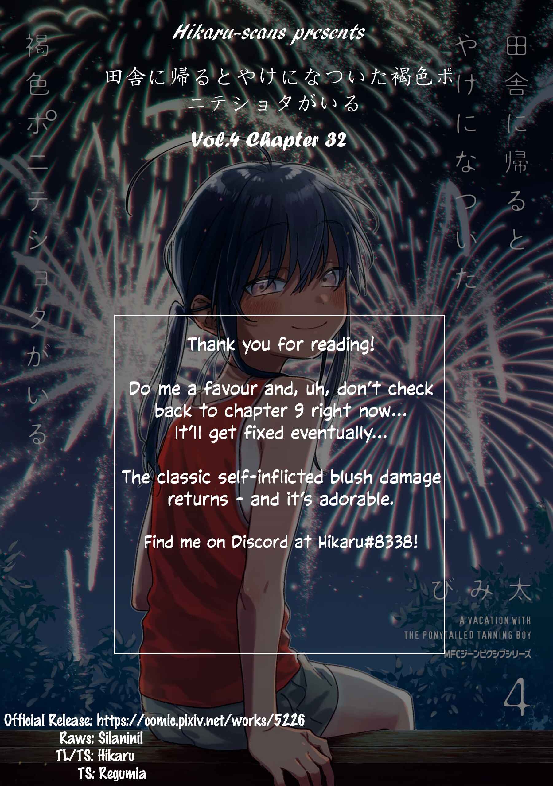 Page 13 Chapter 32 Inaka ni Kaeru to Yakeni Natsuita Kasshoku Ponytail Shota ga Iru