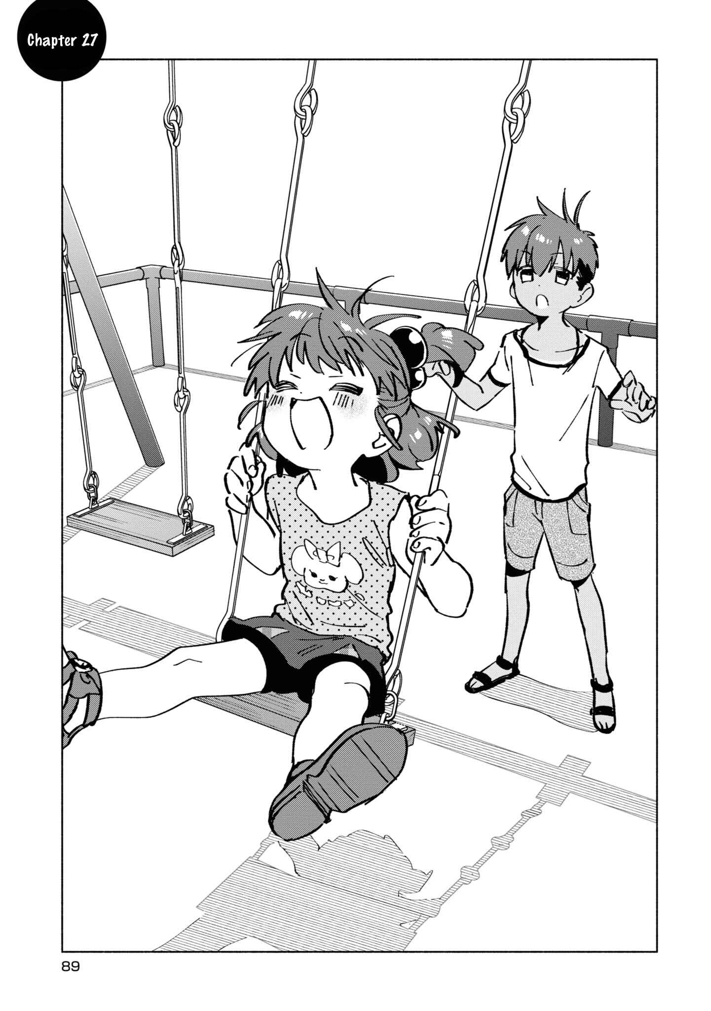 Page 1 Chapter 27 Inaka ni Kaeru to Yakeni Natsuita Kasshoku Ponytail Shota ga Iru