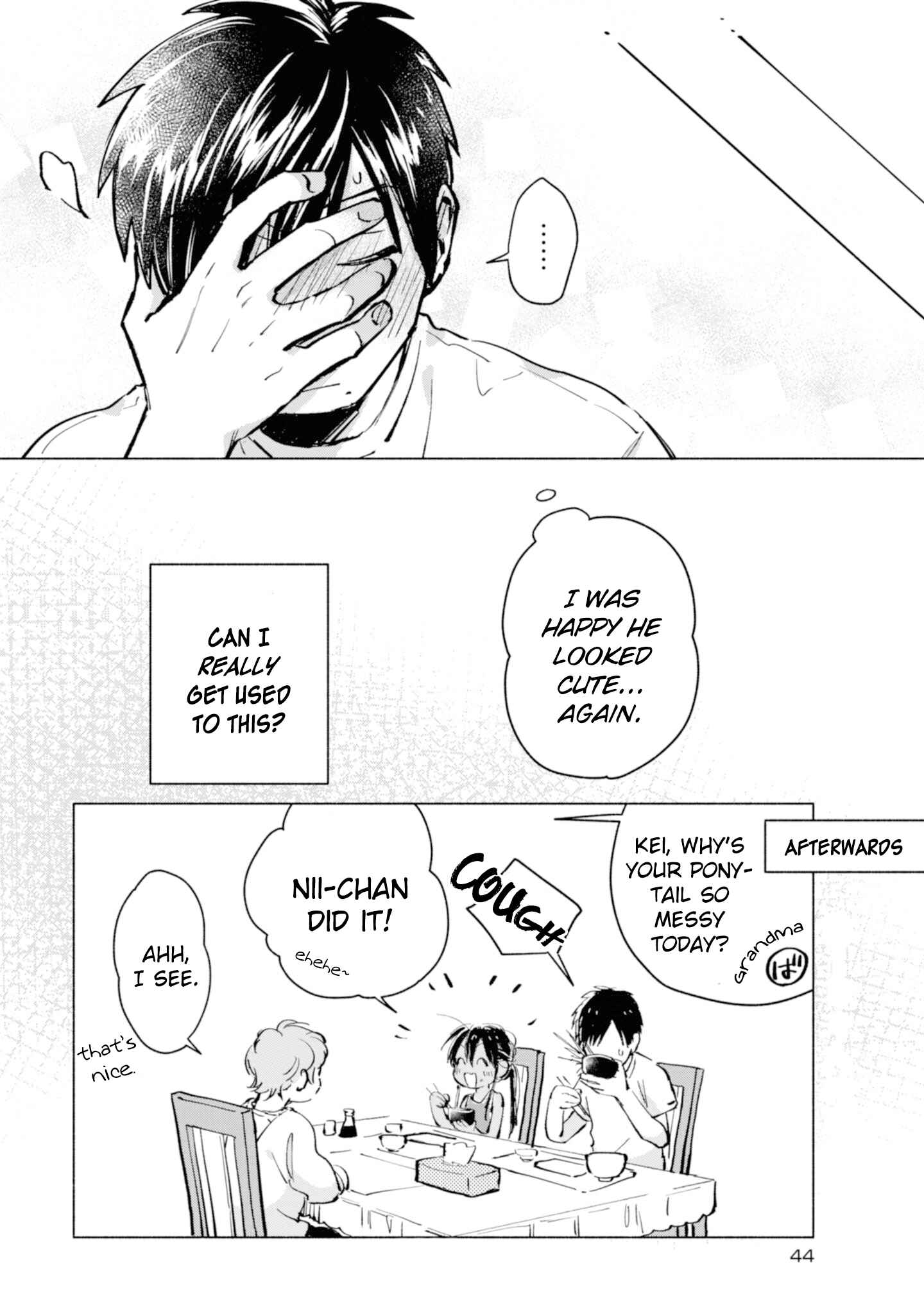 Page 14 Chapter 3 Inaka ni Kaeru to Yakeni Natsuita Kasshoku Ponytail Shota ga Iru