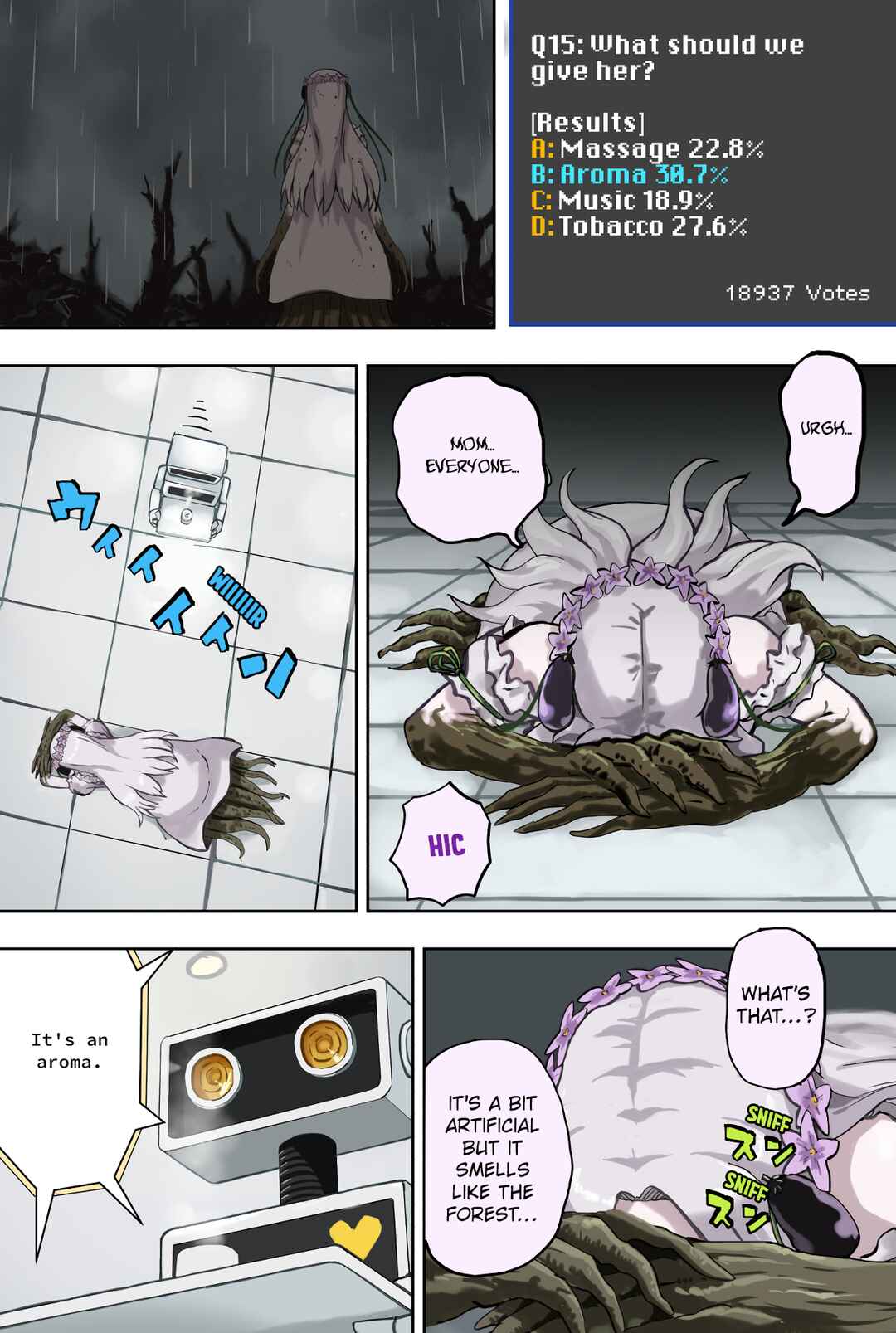Page 1 Chapter 20 Raising an Eggplant Girl Using Online Polls