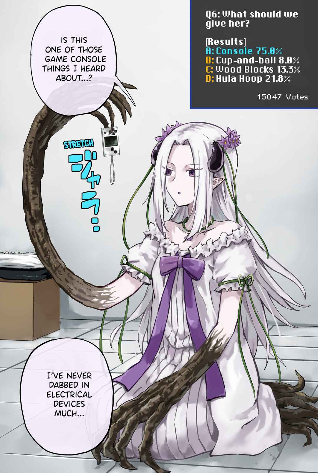 Page 1 Chapter 8 Raising an Eggplant Girl Using Online Polls