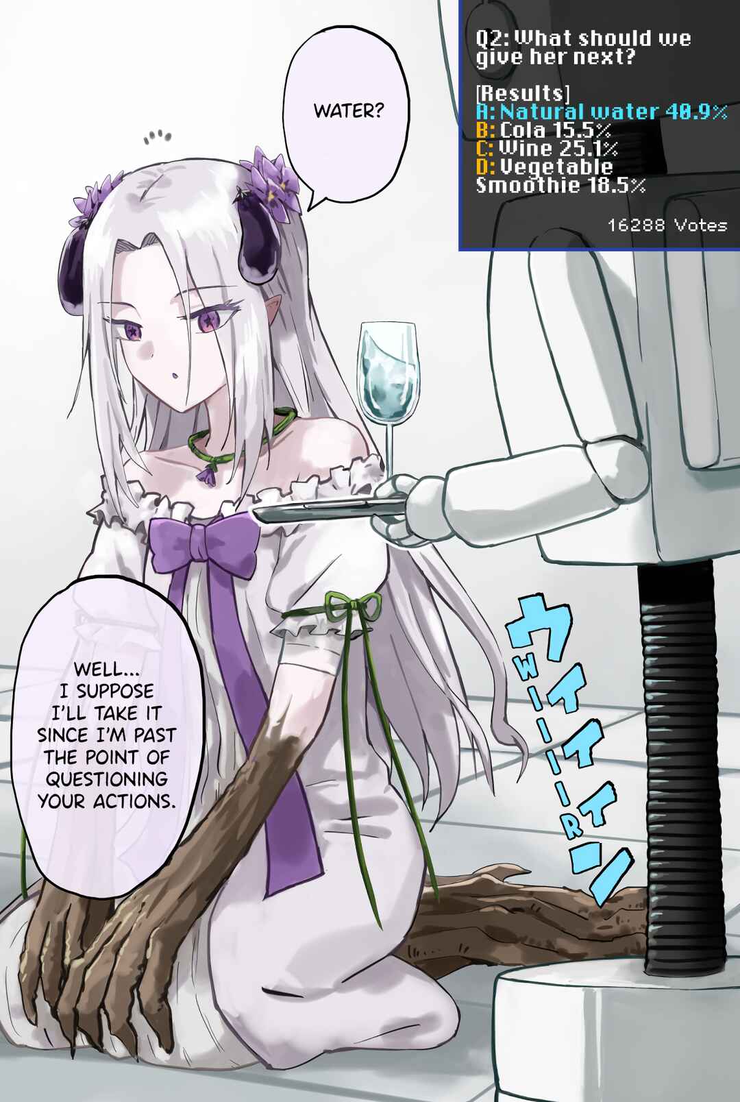 Page 1 Chapter 3 Raising an Eggplant Girl Using Online Polls