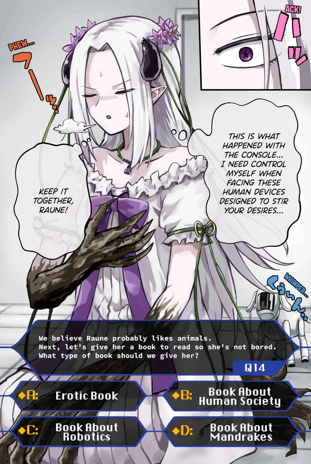 Page 2 Chapter 16 Raising an Eggplant Girl Using Online Polls