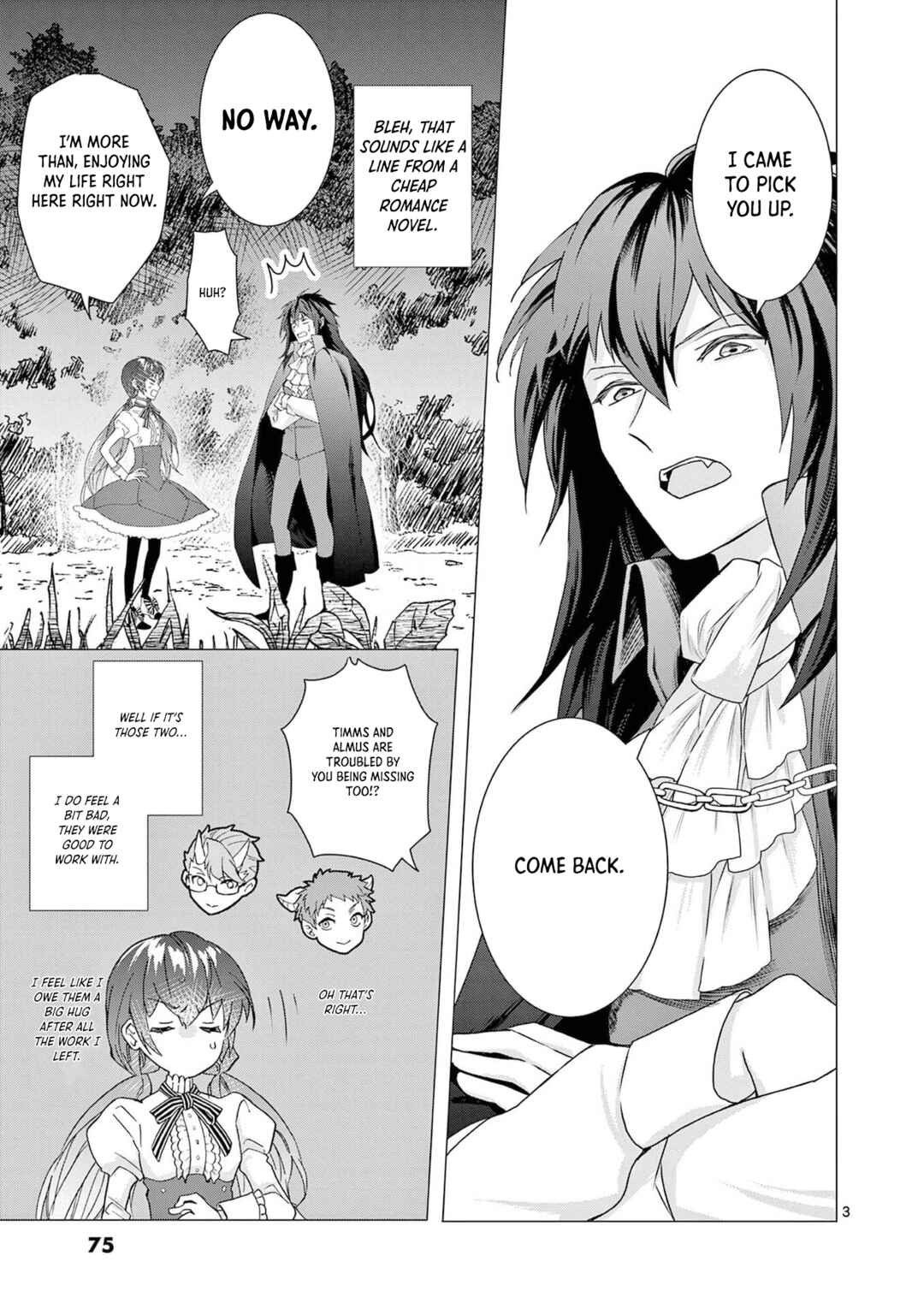 Page 4 Chapter 8 Isekai Tensei Shite Majo ni Natta no de Slow Life o Okuritai no ni Maou ga Nigashite Kuremasen