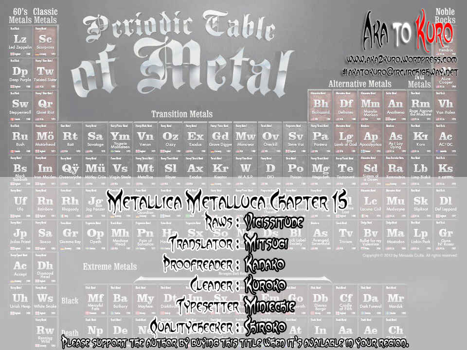Page 19 Chapter 15 Metalica Metaluca