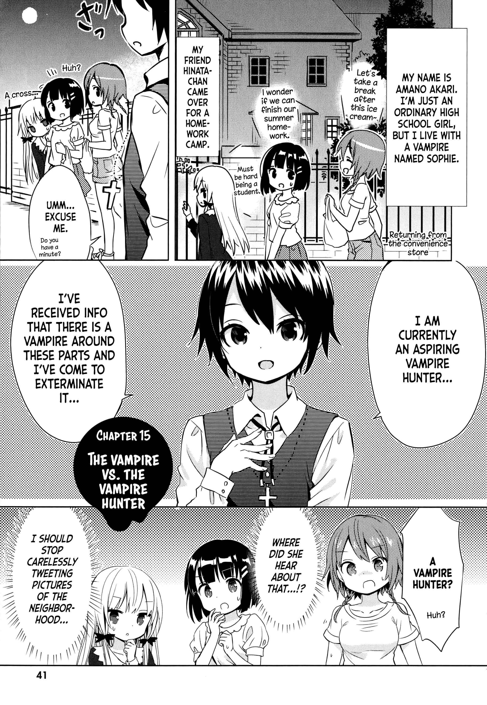 Page 1 Chapter 15 Tonari no Kyuuketsuki-san