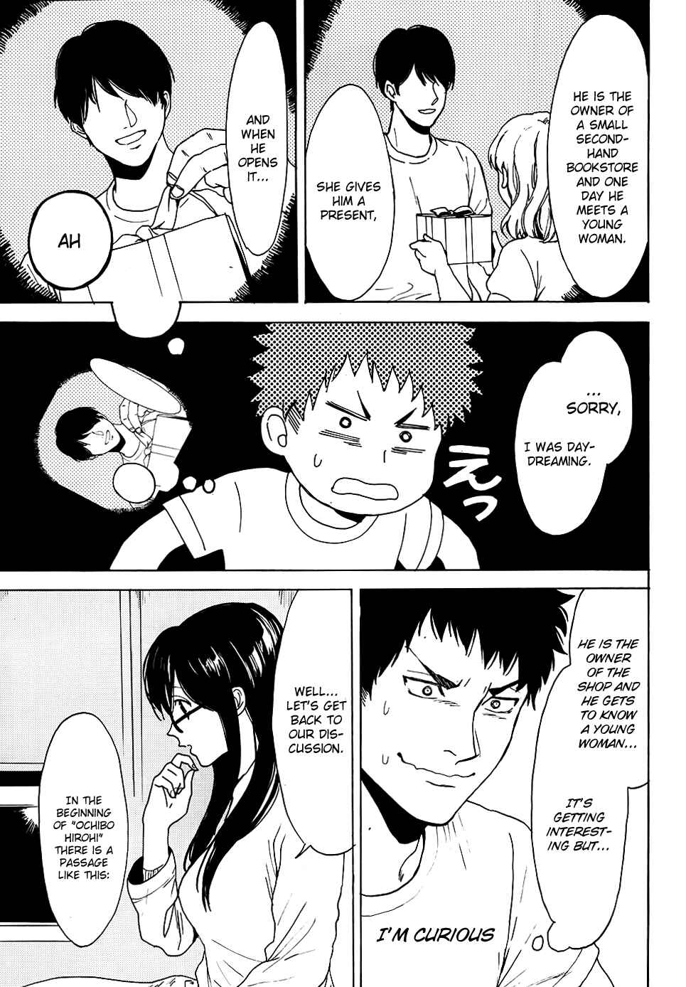 Page 34 Chapter 4 Biblia Koshodou no Jiken Techou