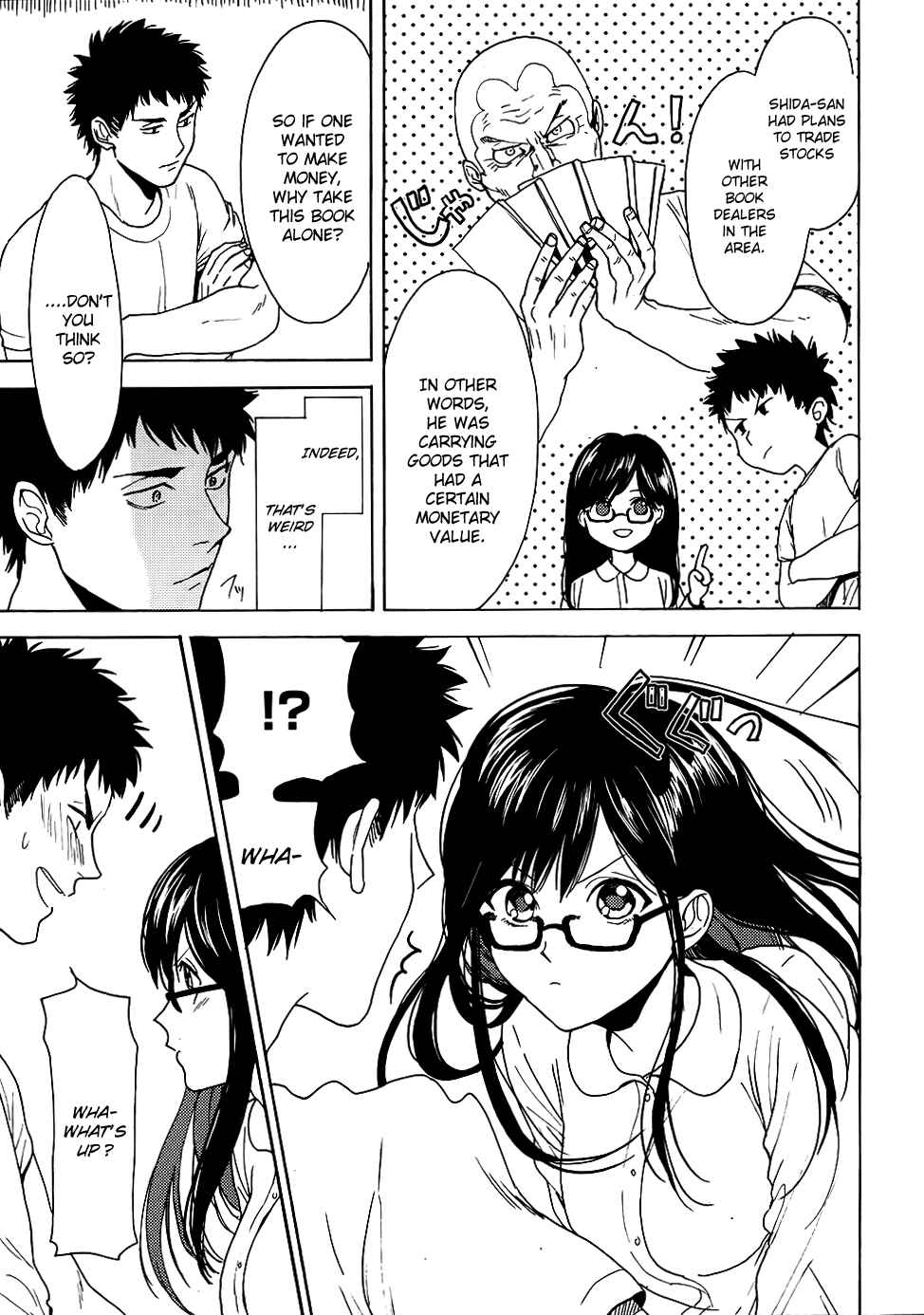 Page 40 Chapter 4 Biblia Koshodou no Jiken Techou