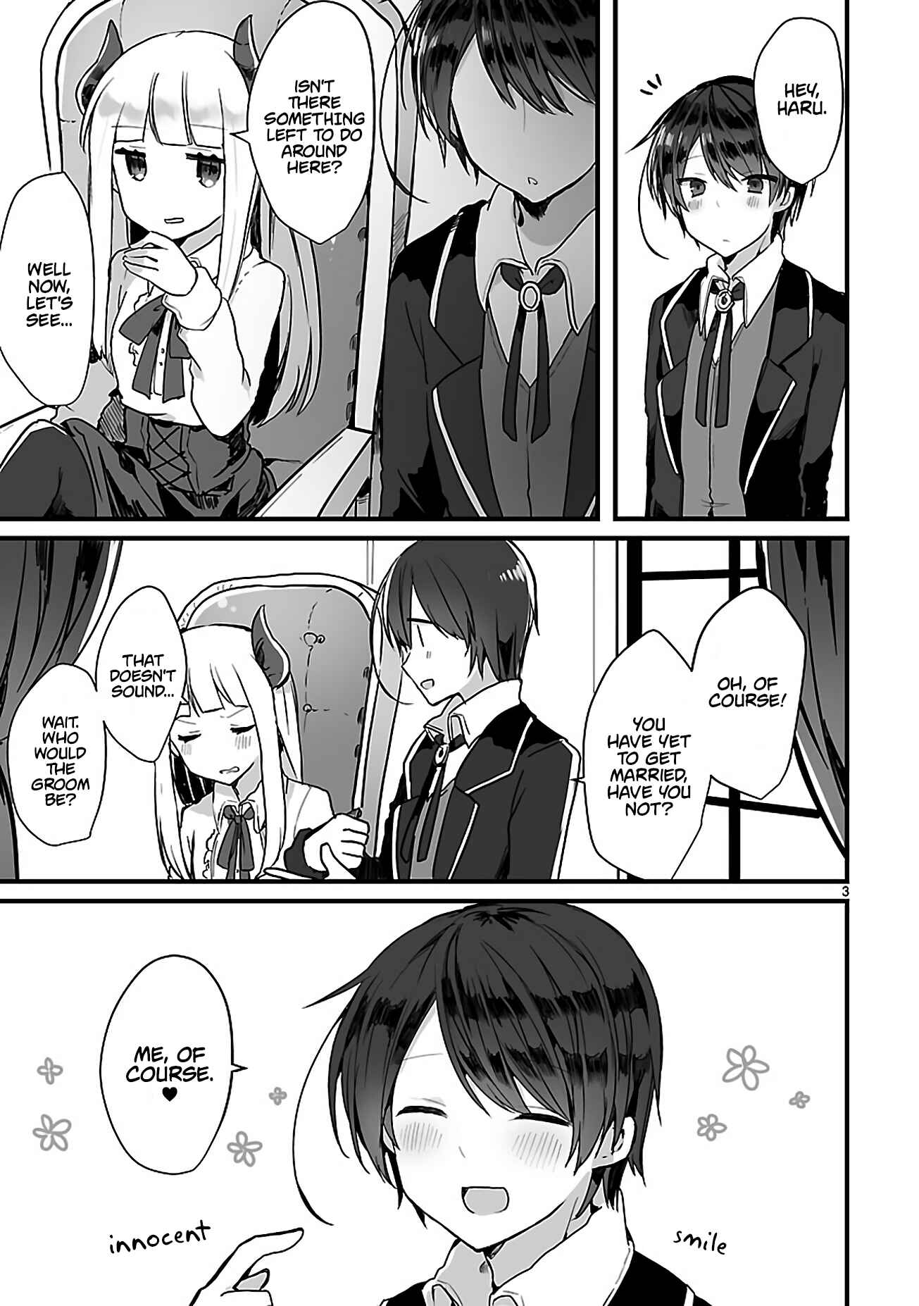 Page 3 Chapter Unknown_ed91 Maou-sama to Kekkon shitai (Oneshot)
