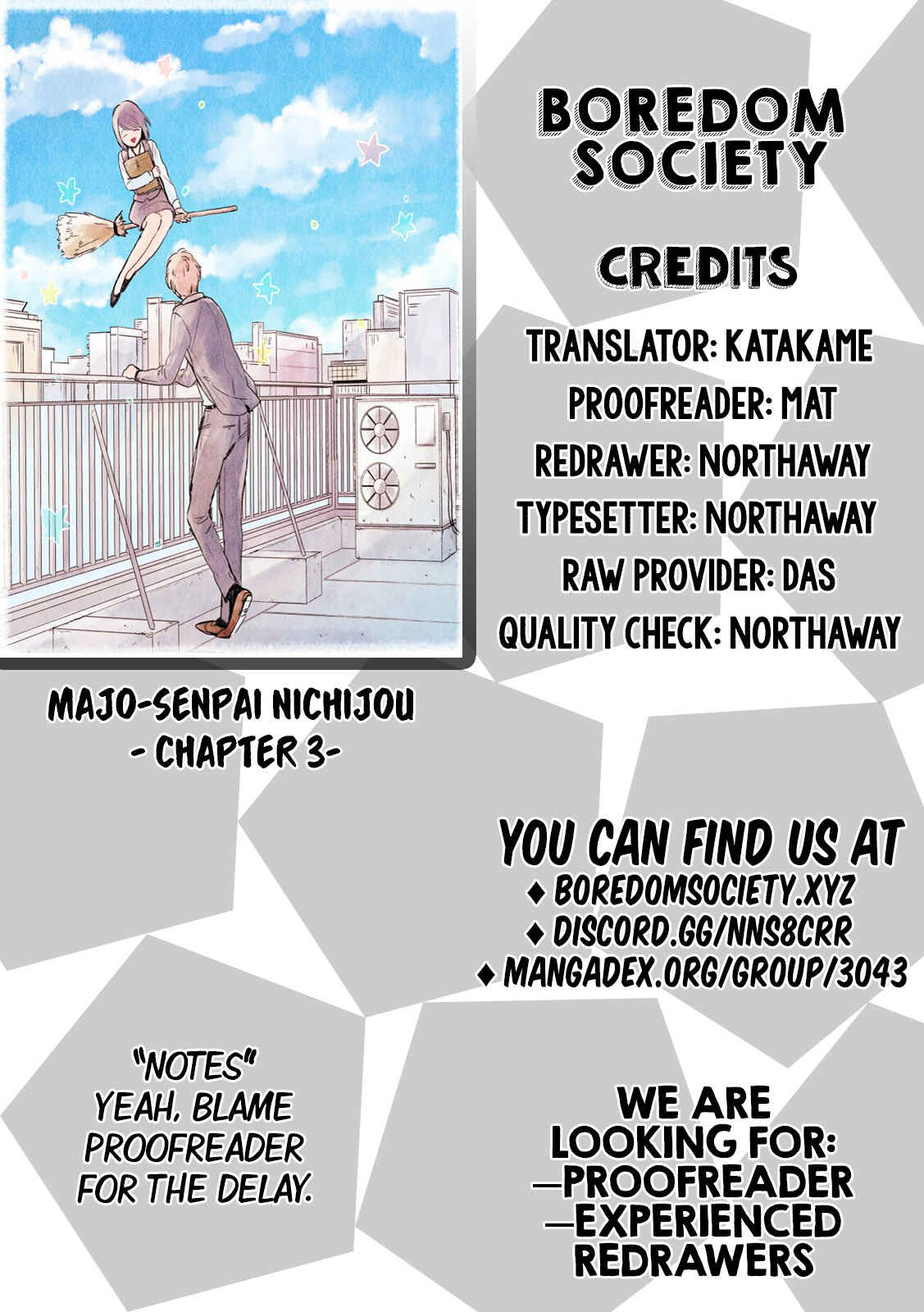 Page 7 Chapter 3 Majo-senpai Nippou