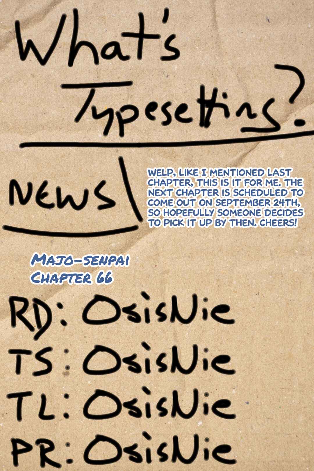 Page 9 Chapter 66 Majo-senpai Nippou