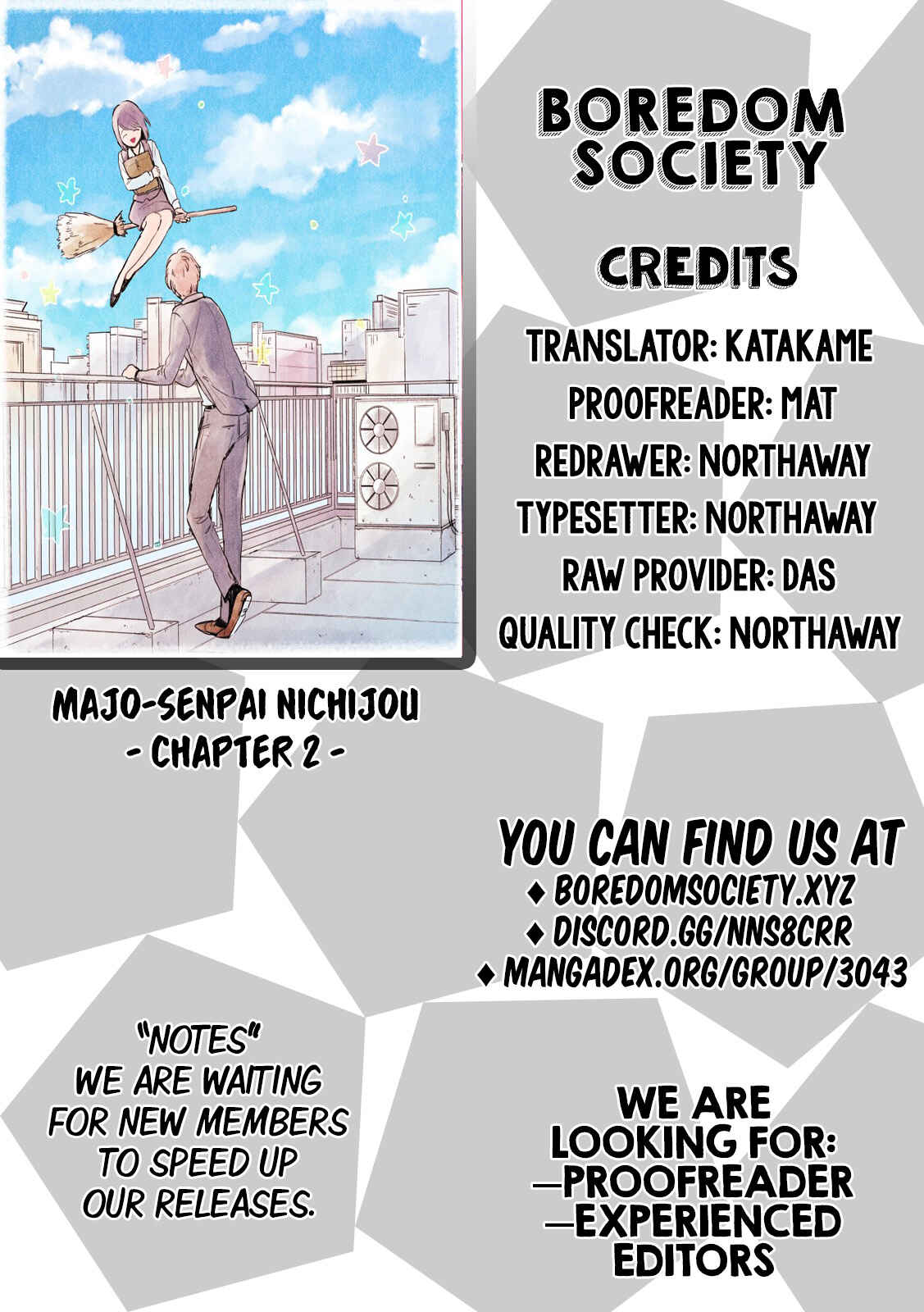 Page 6 Chapter 2 Majo-senpai Nippou