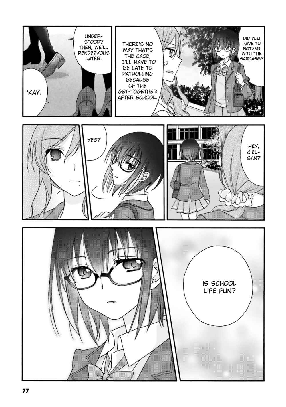 Page 6 Chapter 6 Tsukihime -A piece of blue glass moon- COMIC à la carte