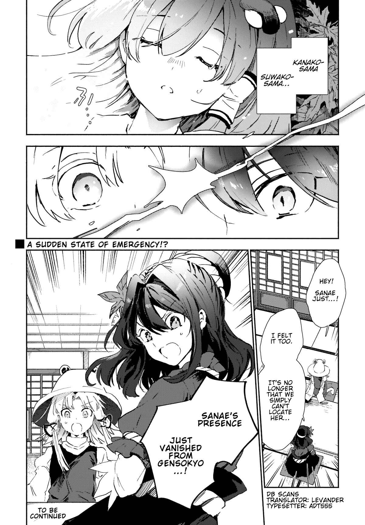 Page 8 Chapter 7.1 Touhou Project Niji Sousaku Series - Sanae-san wa Iedechuu!