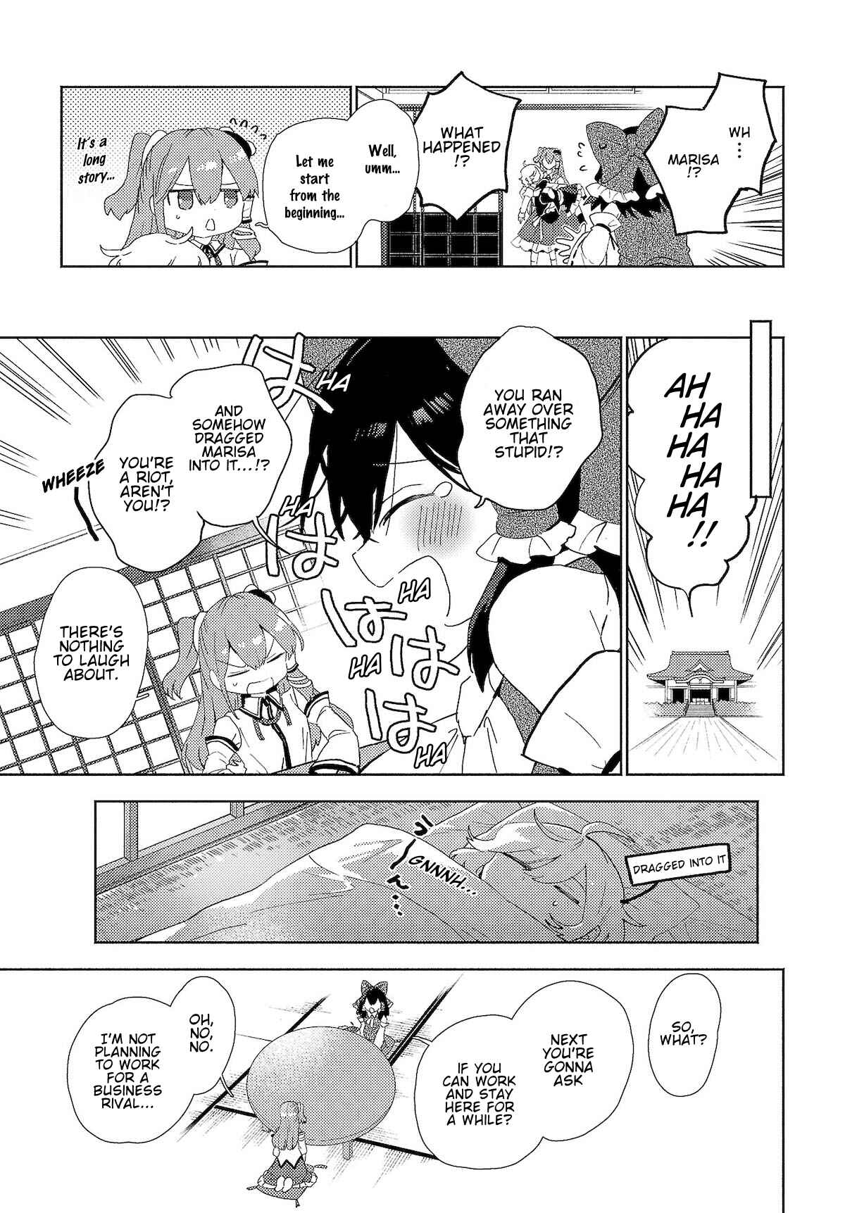 Page 3 Chapter 3.1 Touhou Project Niji Sousaku Series - Sanae-san wa Iedechuu!