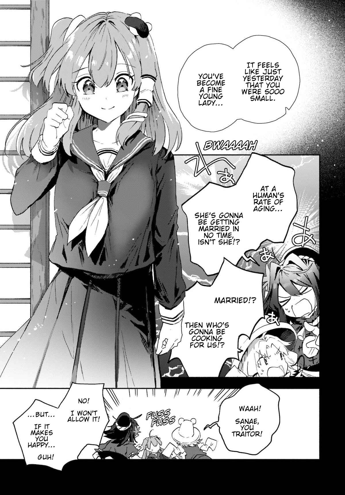Page 5 Chapter 8.1 Touhou Project Niji Sousaku Series - Sanae-san wa Iedechuu!