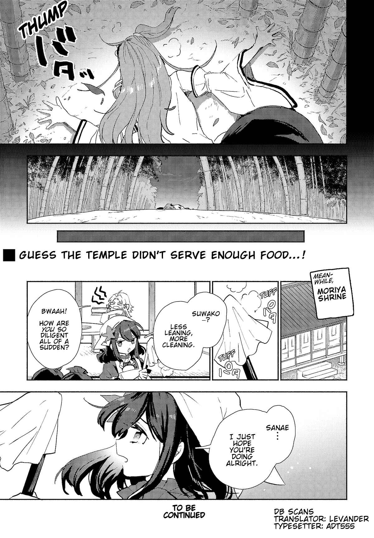 Page 9 Chapter 4.2 Touhou Project Niji Sousaku Series - Sanae-san wa Iedechuu!
