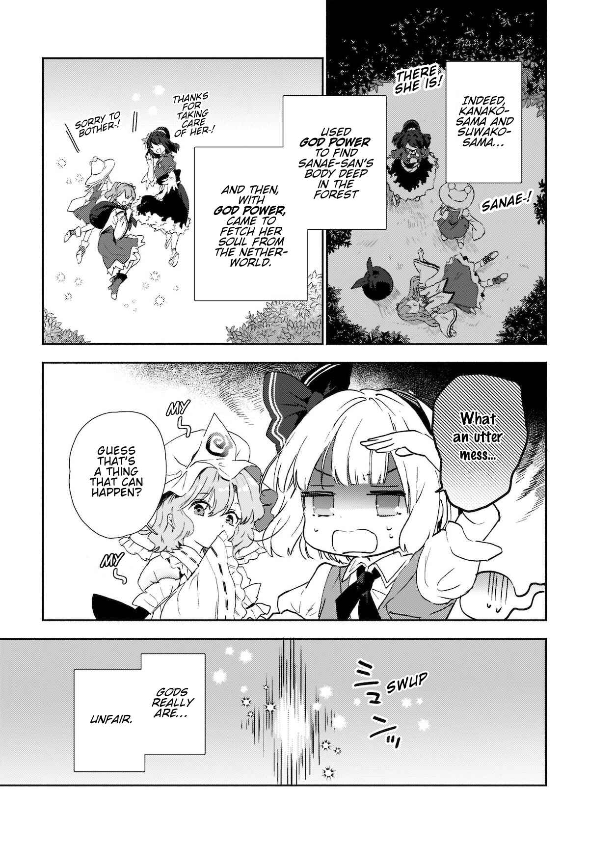 Page 3 Chapter 8.2 Touhou Project Niji Sousaku Series - Sanae-san wa Iedechuu!