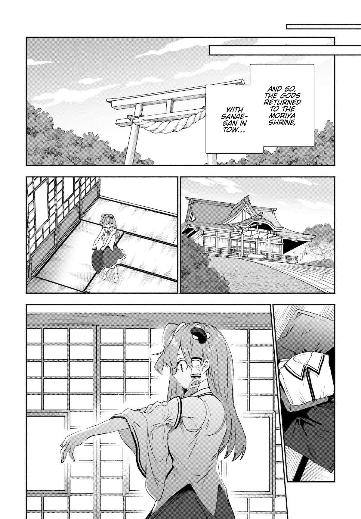 Page 4 Chapter 8.2 Touhou Project Niji Sousaku Series - Sanae-san wa Iedechuu!
