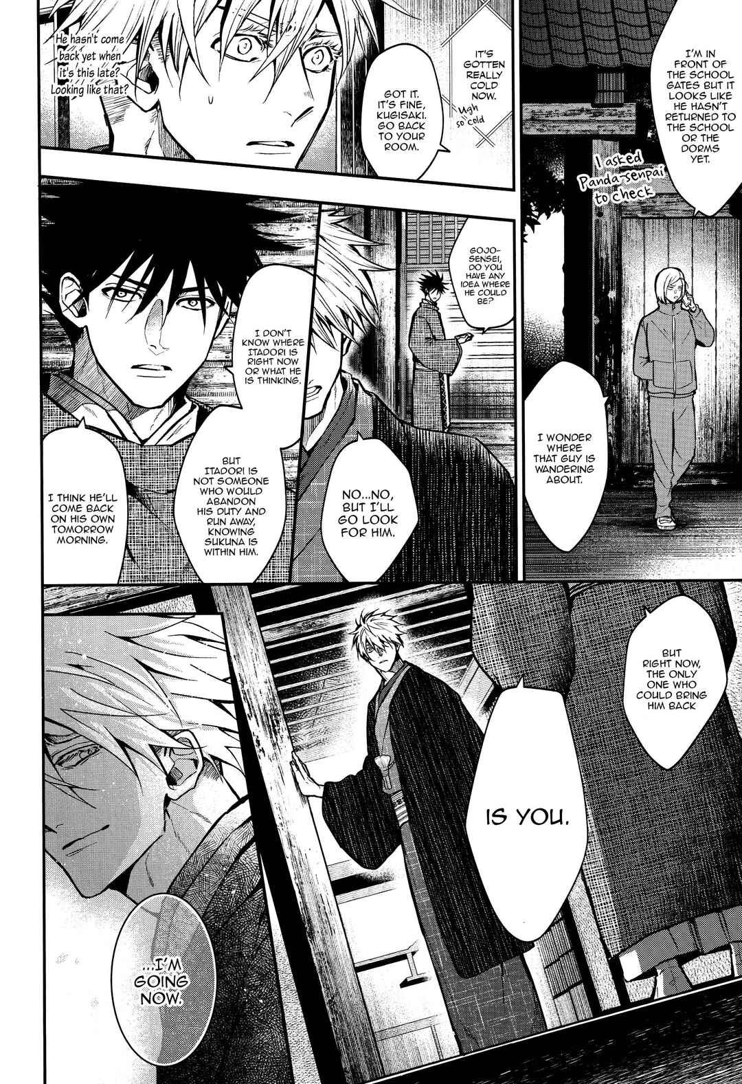 Page 115 Chapter Unknown_b049 Jujutsu Kaisen - Kaette Oide yo, Boku no Tokoro ni (Doujinshi)